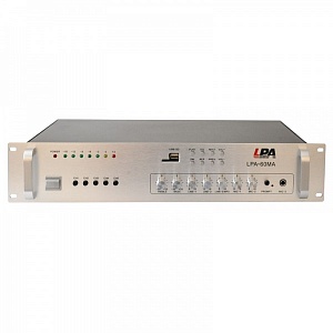 LPA-60MA-T Микшер-усилитель 60 Вт/100 В, 2 микрофонных, 3 линейных входа, PREAMP выход, 