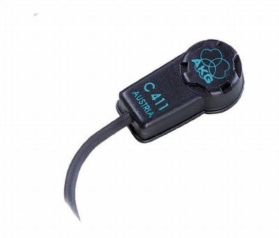 AKG C411PP микрофон для струнных инструментов, крепится к поверхности на `жидкой резине`, XLR-разъём