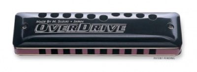 Suzuki MR-300 E губная гармоника диатоническая Overdrive, тональность E, 10 отверстий, пластиковый к