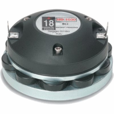 EIGHTEEN SOUND ND1030 - драйвер, неодим, 8 Ом, 30 Вт AES, 107 dB, 1800...20000 Гц, выход 1"