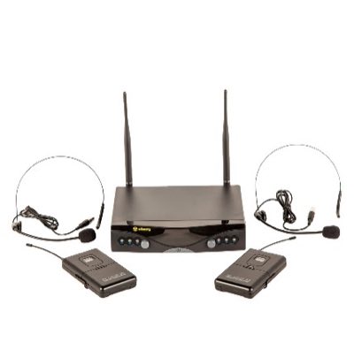 Radiowave UHS-402B радиосистема с 2 черными головными микрофонами