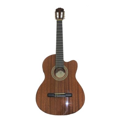 SAMICK CN1CE/N - классическая гитара с подключением,с вырезом, 4/4, красное дерево, цвет натуральный