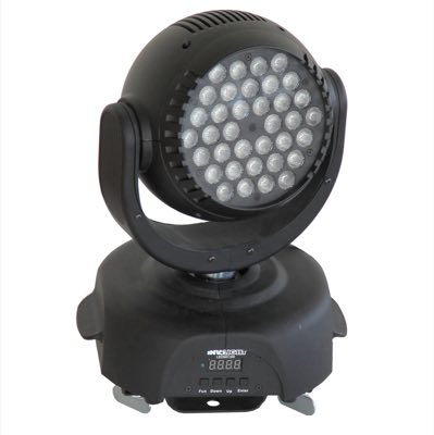 Involight LED MH300 - LED вращающаяся голова заливного света, 36 шт. х 3 Вт мультичип RGB, DMX-512