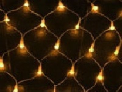 Flesineon LED-XG-C-504-240V Светодиодная Сеть Жёлтая/золотой провод 3х1м
