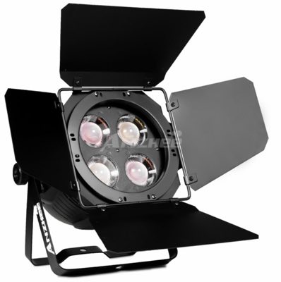 Anzhee P4x50COB-W PAR / 4 белых светодиода по 50 Вт типа COB / Ультраплавный "театральный" диммер