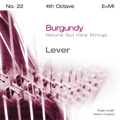 Комплект струн 4-й октавы для арфы Bow Brand Lever Burgundy