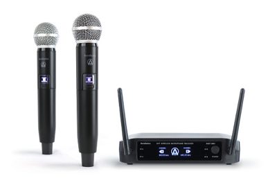 AuraSonics DUET 20S1 Двойная радиосистема с ручными передатчиками, фиксированные частоты