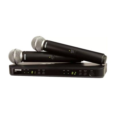 SHURE BLX288E/SM58 K3E 606-636 MHz - 2-х канальная радиосистема с 2-мя ручными передатчиками SM58
