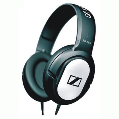 Sennheiser HD 180 - Закрытые наушники, 21-18000 Гц, 24 Ом, кабель 3 м