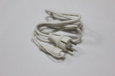 Rubber POWER CABLE-WH, Силовой шнур для гирлянд Бахрома (LED-RPLR-160-4.8M/LED-RPLR-160-4.8M FLASH) 