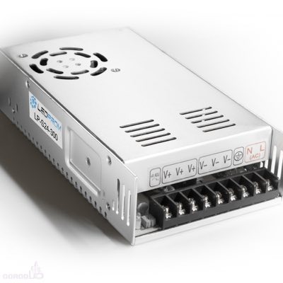 Блок питания LP-S300  Мощность, W: 300 Степень герметизации IP: 22  12v
