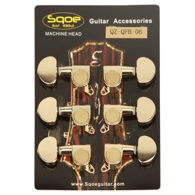 SQOE QZ-QFB-06 комплект колковой механики для акустической гитары