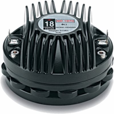EIGHTEEN SOUND ND1070 - драйвер, неодим, 8 Ом, 50 Вт AES, 109 дБ, 1600...20000 Гц, выход 1"