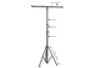 Стойка под световые приборы Roxtone LS007 Black