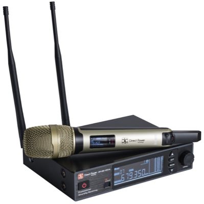 DP-200 VOCAL вокальная радиосистема с ручным металлическим передатчиком и ЖК-дисплеем,