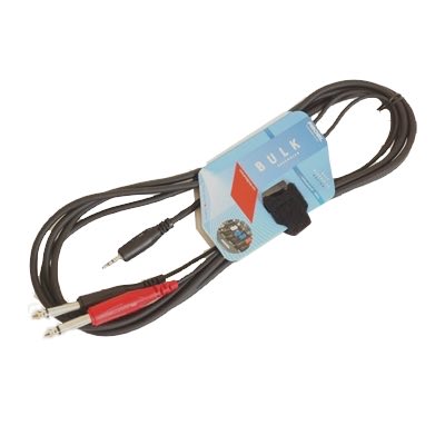 Proel BULK505LU18 - Инсерт. кабель 3.5 jack stereo - 2x6.3 mono jack, длина - 1,8 m