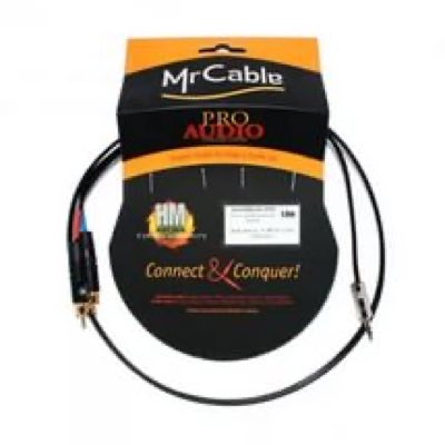 AYJMR-01.5-AJR-M-готовый соединительный кабель Jack mini stereo = RCA*2 шт/--1,5м--/