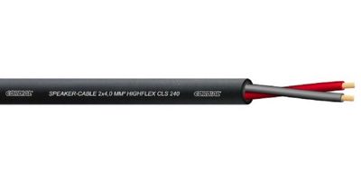 Cordial CLS 240 акустический кабель 2x4,0 мм2, 9,5 мм