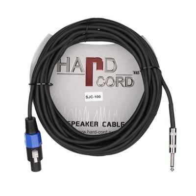 HardCord SJC-100 колоночный кабель спикон-Jack 10m