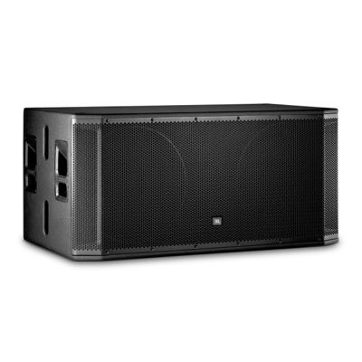 JBL SRX828SP - акт. сабвуфер, 2х18", усилитель Crown DriveCore D-класса, пиковая мощность 2000Вт.