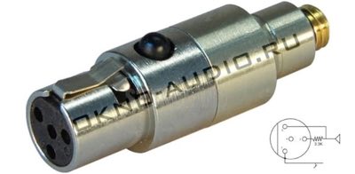 DPA DAD6010 переходник c MicroDot на Shure U/SC/SLX/ULX/GLXD/ULXD/QLXD,