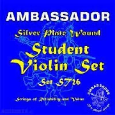Ambassador 99126 Violin CT126 Chrome tape wound 4/4 size