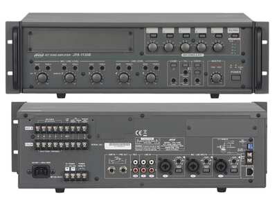 JPA-1480B микшер-усилитель 480Вт/100В, 5 микр./лин+телеф.входов, блок сирен