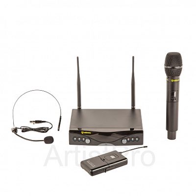 Radiowave UHH-400 радиосистема с 1 головным и 1ручным микрофонами