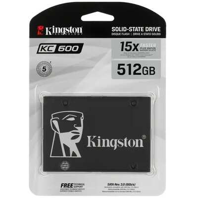 512 ГБ 2.5" SATA накопитель Kingston KC600 [SKC600/512G]