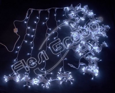 LED- PLS-3720-240V-2*3М-W/WH Светодиодная гирлянда плей-лайт(белые светодиоды (3мм + CAP)