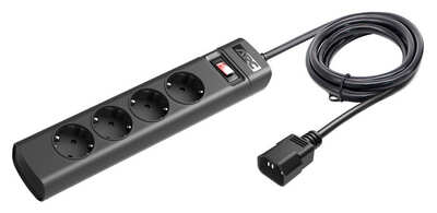 Сетевой удлинитель APC PZ42I-GR, 1.5м, черный