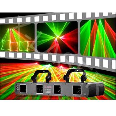 WINGO BS LIGHTING HEADS 570 ЧЕТЫРЕХЛУЧЕВОЙ КРАСНО-ЗЕЛЕНЫЙ ЛАЗЕР