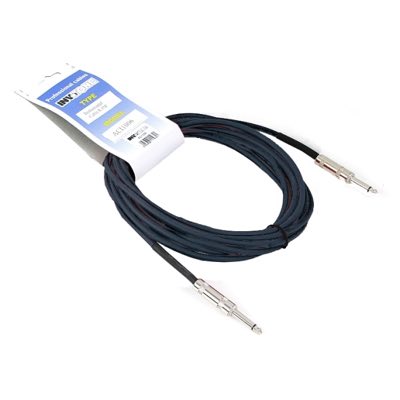 Invotone ACI1004/BK - инструментальный кабель, 6,3 джек моно <-> 6,3 джек моно, длина 4 м (черный)