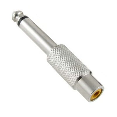 Переходник с RCA на JACK 6,3 стерео
