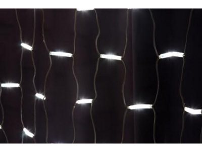 Flesineon LED-SNLR-D-288-2*4M-S240V-W Светодиодная Сеть Белый/чёрный провод 2x4м