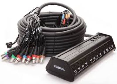 Cordial CYB 24-4 C мультикор (stagebox) 24xinput, 4xoutput, XLR male, 30,0 м, черный