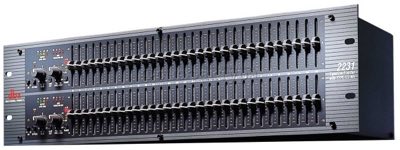 DBX 2231графический эквалайзер 2-канальный с лимитером PeakPlus и системой шумоподавления Type III,