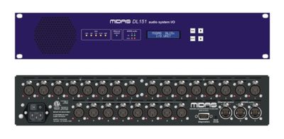 MIDAS DL151 блок 24 мик/лин входа, 96кГц, 2 x AES50, 2U
