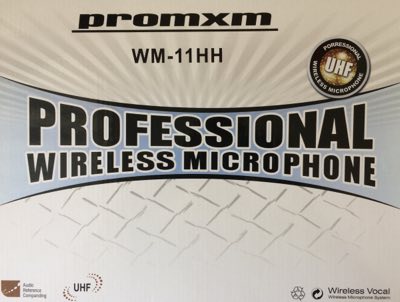 Promxm WM-11HH ( UHF 741.40Mhz.) - Одноканальная радиосистема с ручным передатчиком