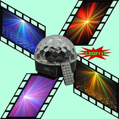 LanLing LXG112 RGBYW LED Crystal Disco Ball Light 6W