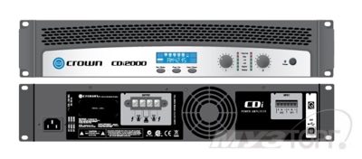 CROWN CDi2000 усилитель 2-канальный с DSP. Мощность (на канал): 1000Вт•2?, 800Вт•4?, 475