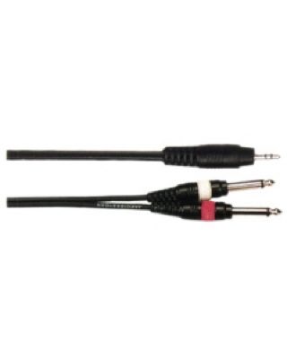Soundking BB317 5FT мини джек - 2 х джека 1.5 м.