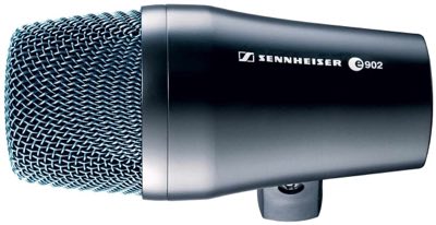 Sennheiser E902 - Динамический микрофон для бас-бараб., бас-гитар. комб., контраб, 20 - 18000 Гц,