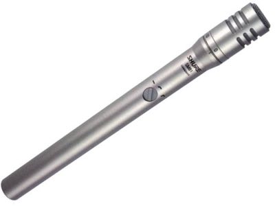 SHURE SM81 конденсаторный кардиоидный вокально-инструментальный микрофон без кабеля