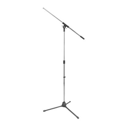 OnStage MS7701B - микрофонная стойка-журавль, тренога, регулируемая высота, черная