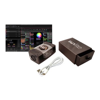 SUNLITE BC - DMX-интерфейс (512 каналов), USB type C, Art-Net (опционально)