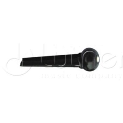 A021BK/2PVC Фиксатор струн черный с белой точкой 2мм. PVC. (минимальная упаковка 10шт.) Alice