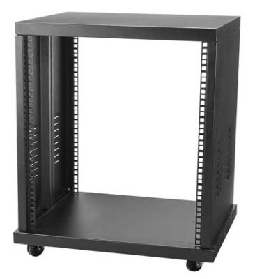 SLCASE M8U рэковая стойка-шкаф закрытая по бокам, 8 высот, на колесах.