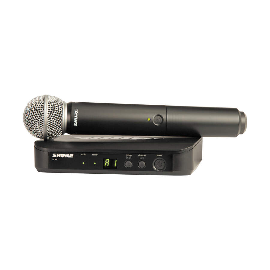 SHURE BLX24E/SM58 M17 662-686 MHz - вокальная радиосистема с капсюлем динамического микрофона SM58