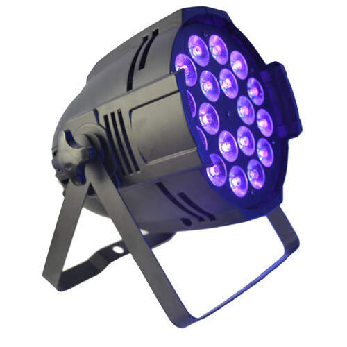 Светодиодный прожектор заливного света VEX-PAR 18*18W RGBWA+UV 6 IN 1